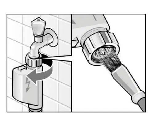 Cleaning water inlet strainers