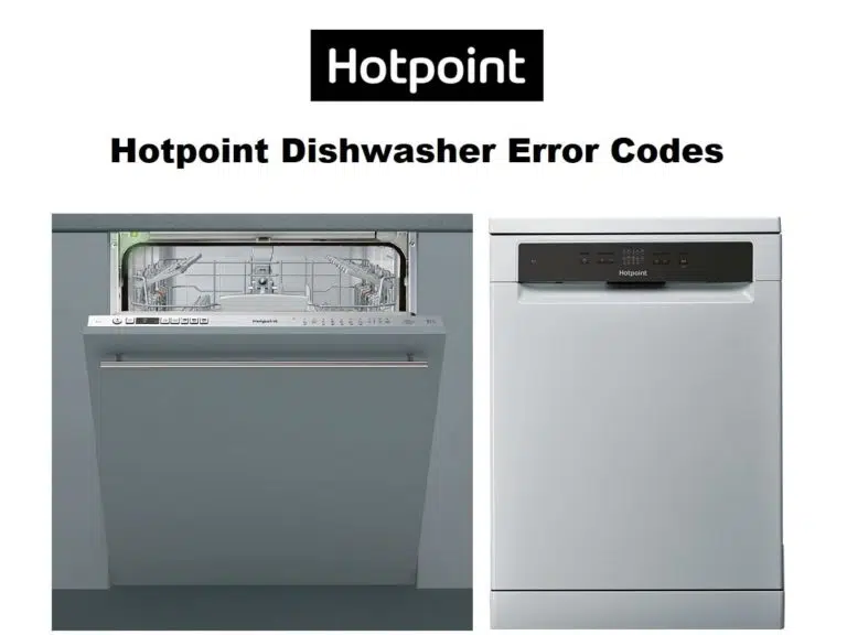 Hotpoint Dishwasher Error Codes