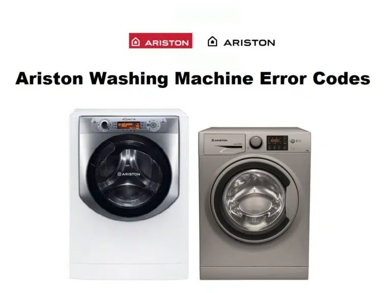 Ariston Washing Machine Error Codes