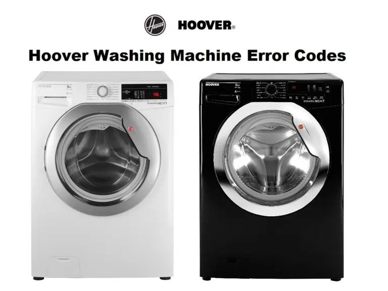 Hoover Washing Machine Error Codes